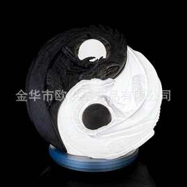 跨境阴阳双神龙主题台灯 国风玄幻风氛围装饰灯161
