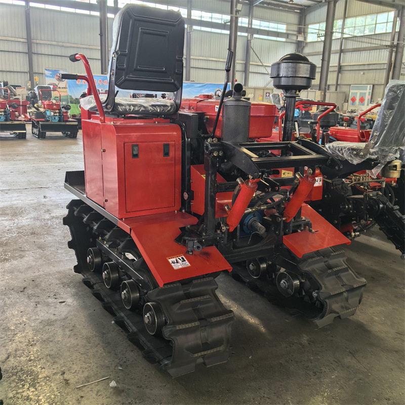 履带式微耕机 田地果园开沟机 农用旋耕机 小型耕地机