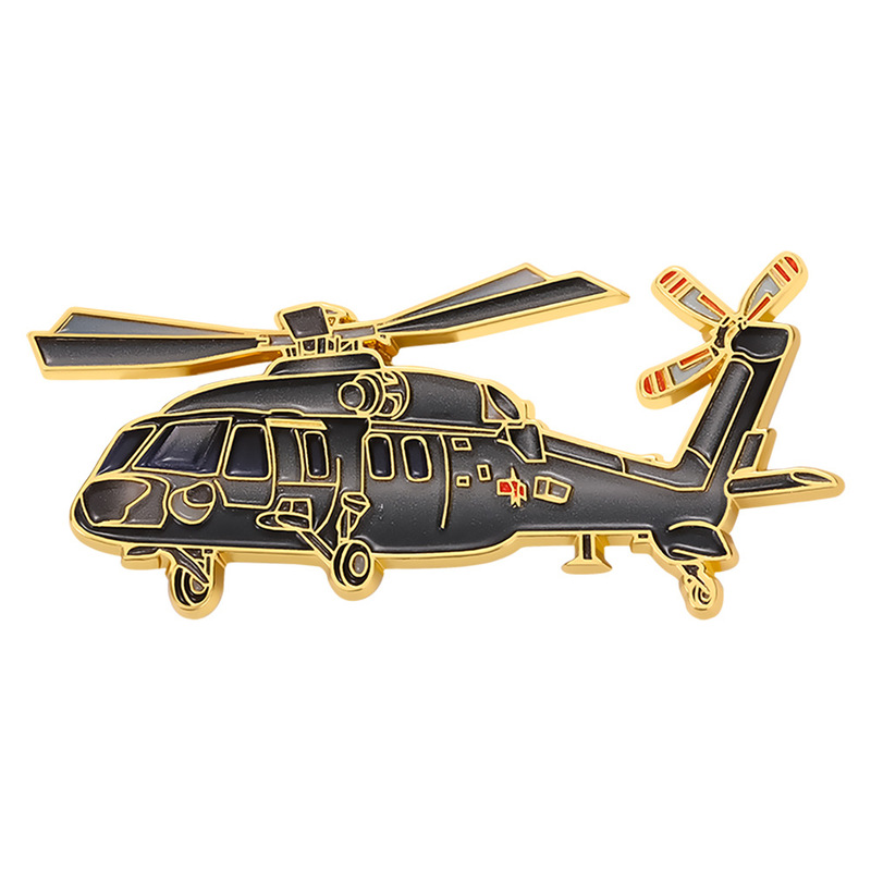 航展飞机徽章直升机无人战斗机胸针金属模型歼20军迷收藏礼品pin|undefined