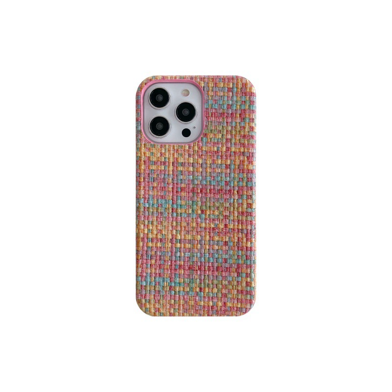 Чехол для телефона Apple iPhone 11–15 совместимый, вязаный «свитер», противоскользящий демисезонный