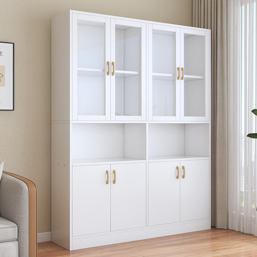 Bookshelf simple bookcase floor-standing storage cabinet living room storage cabinet bedroom layered grid cabinet home simple storage rack