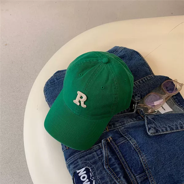 Green baseball cap