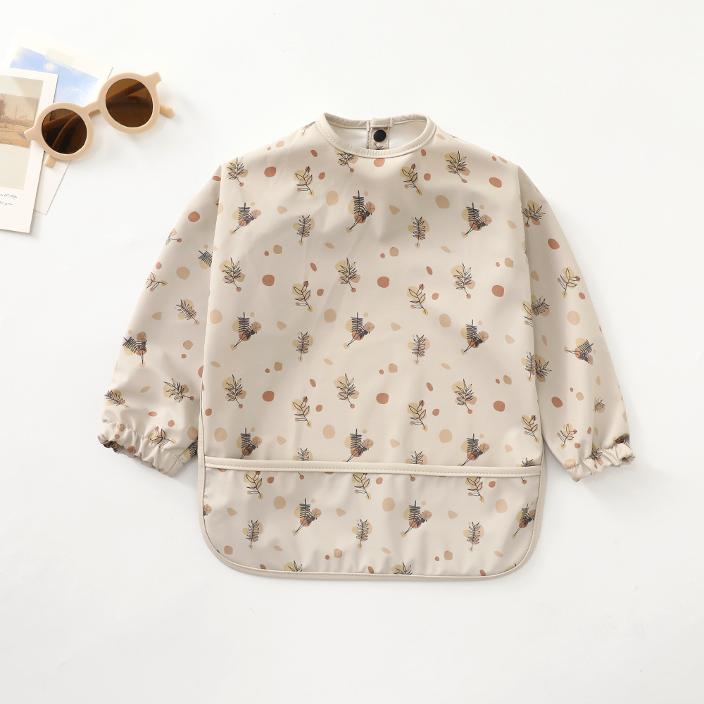 Blusa para niños daneses babero de alimentación para bebés y niños pequeños