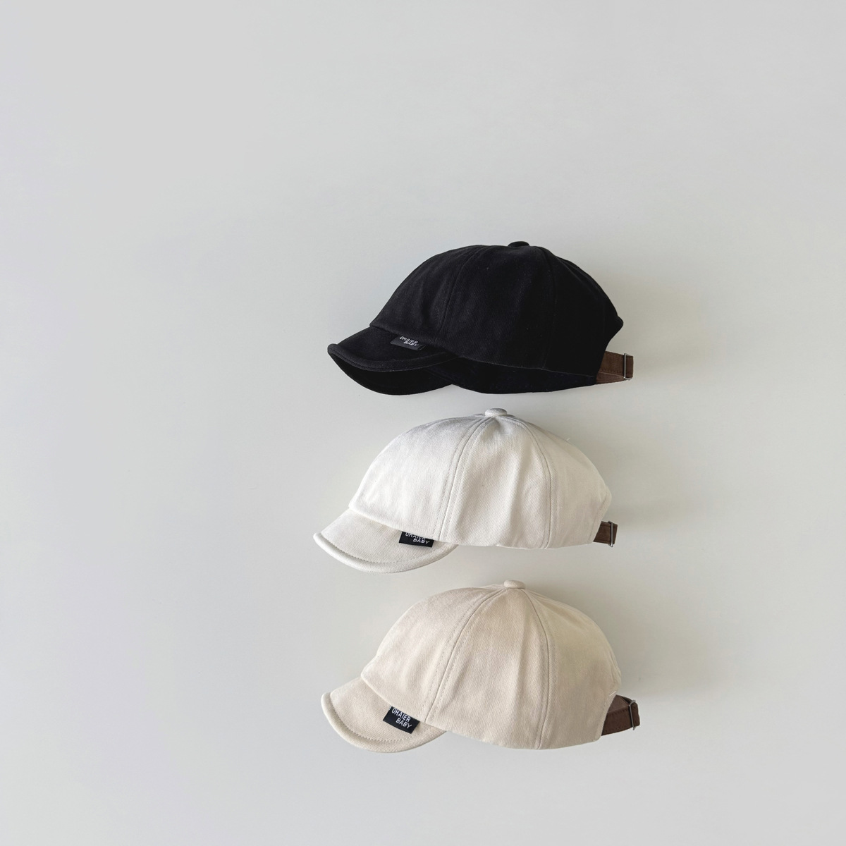 Unisex Baby hat Spring and autumn ins simple soft eaves thin baby cap children's baseball cap_voghion.com
