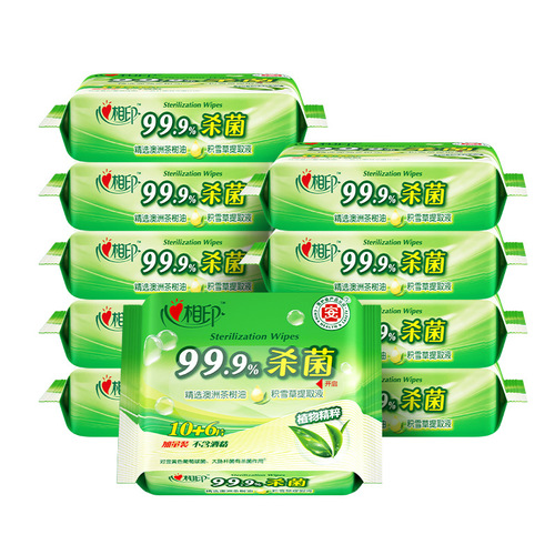 Heart to Heart Wet Wipes 16 Pads Adult and Children Sanitary Antibacterial Small Portable Wet Wipes Dispensing Pack Directly from Official Website