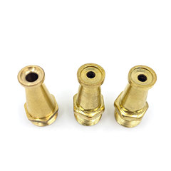 All-copper 4-way external-thread high-pressure water gun nozzle for car washing, watering, and fire fighting—complete with a hose reel, copper connector, and 6-way distribution fittings.