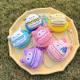 New Sanrio Yugui Dog Kulomi Plush Round Coin Purse Colorful Round Coin Purse Storage Earphone Bag