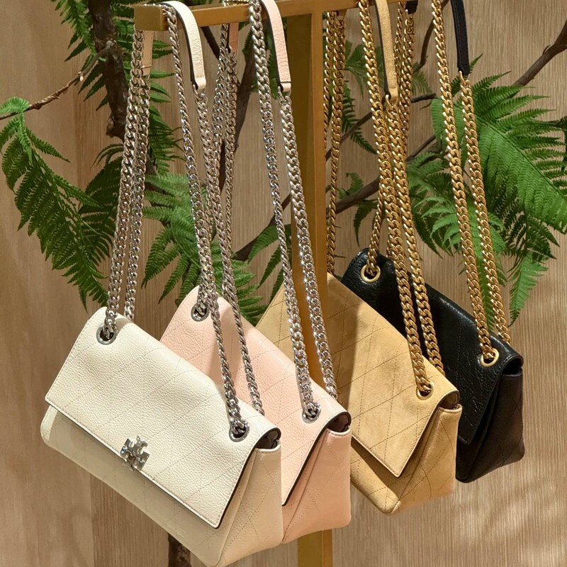 Qin Lan's same style Tb genuine leather Charlie small square bag, trendy fashion quilted baguette tofu underarm bag messenger bag