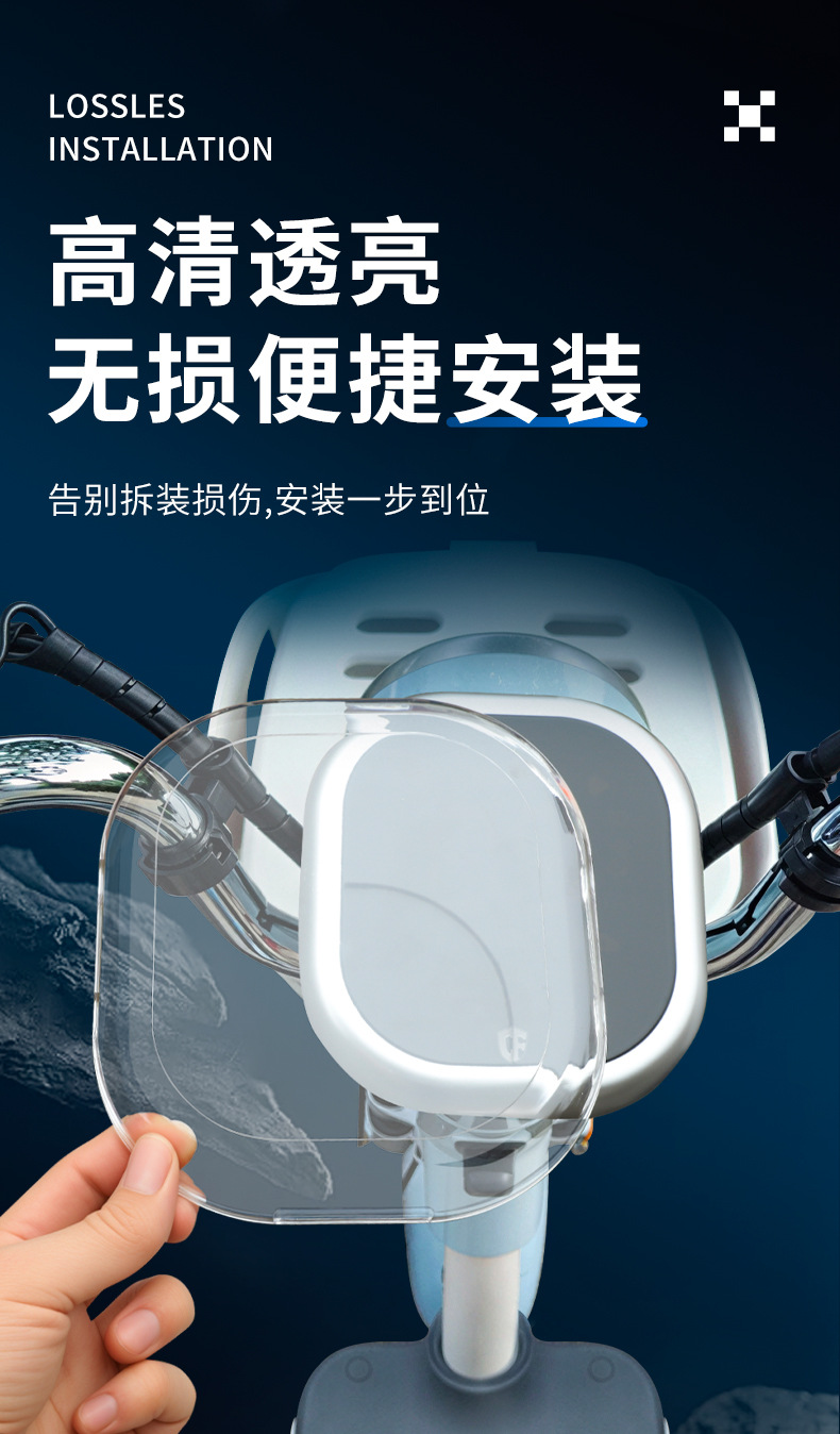 Suitable for Tailg Youyou Premium Edition Electric Vehicle Instrument Panel Waterproof Cover Accessories Screen Film Protective Case High-Definition