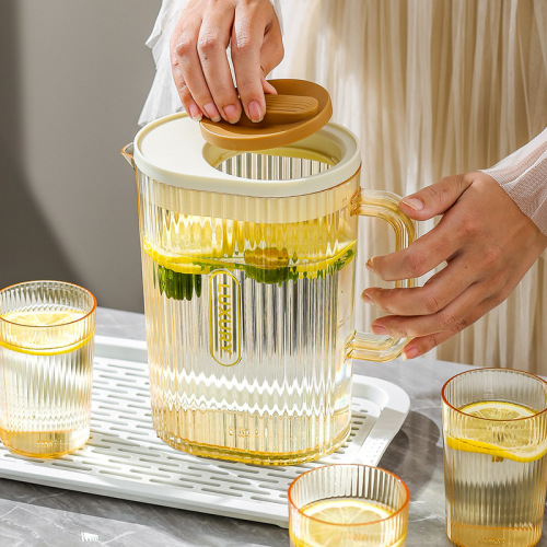 Cold kettle plastic kettle juice jug tie kettle restaurant heat-resistant flower teapot cold kettle manufacturer wholesale