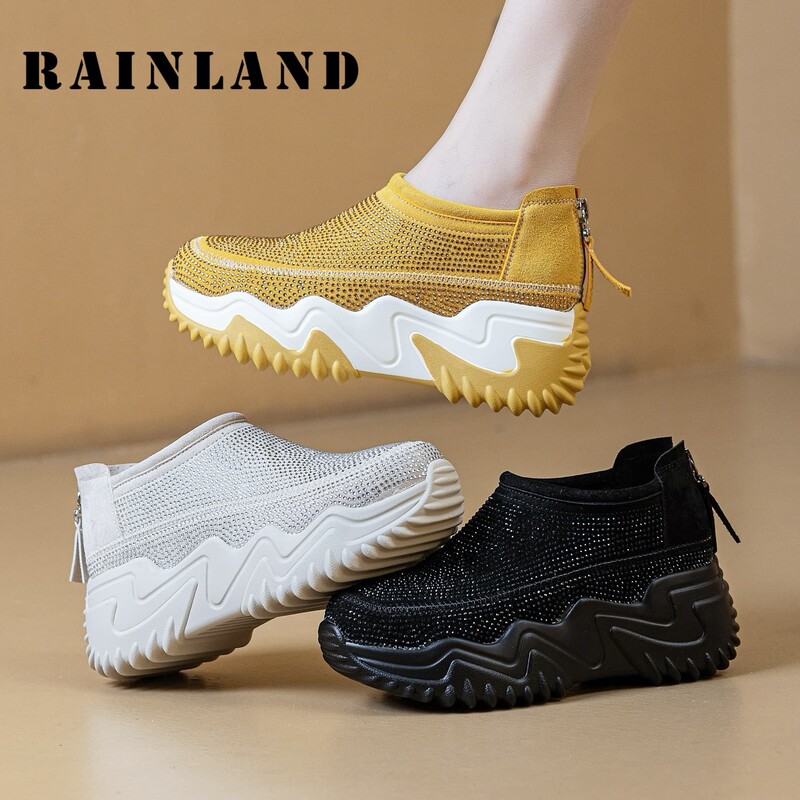 Rainy Soil Retro Birkenstock Shoes for Women 2026 New Model Soft Sole Comfortable Thick Sole Full-Cover Height-Increasing Versatile Sports Casual Shoes