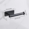 Short square seat without punching (black)