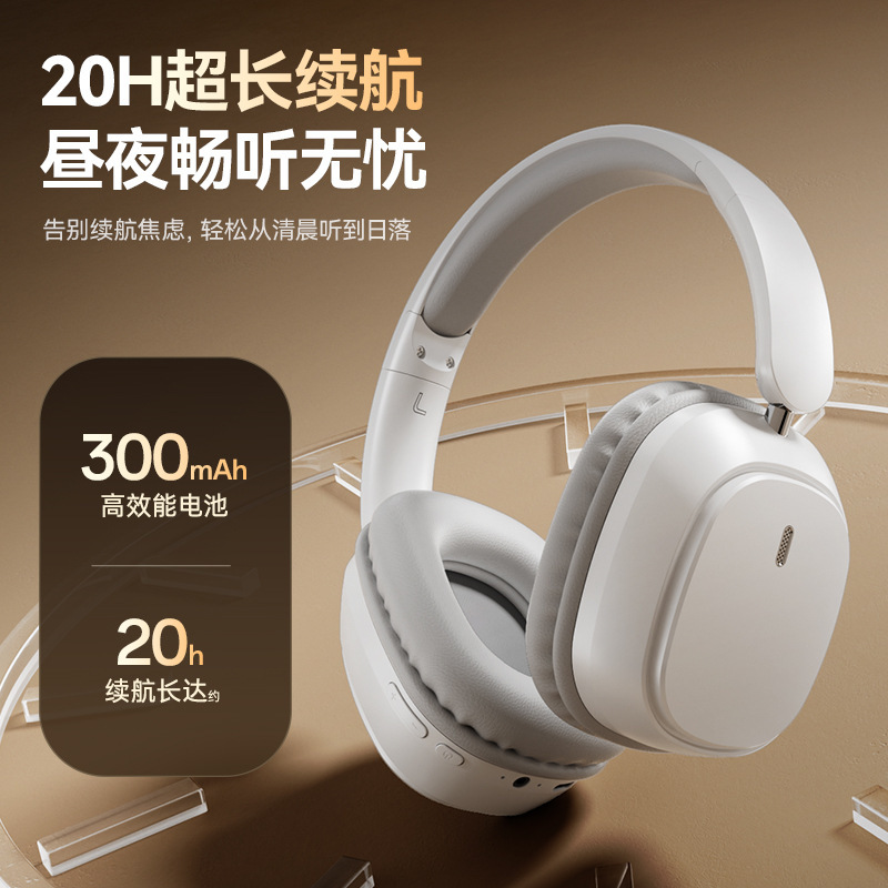 New Foreign Trade Bluetooth Headphones, Wireless, Ultra-Long Battery Life, Over-Ear Headset for Laptops, Factory Wholesale