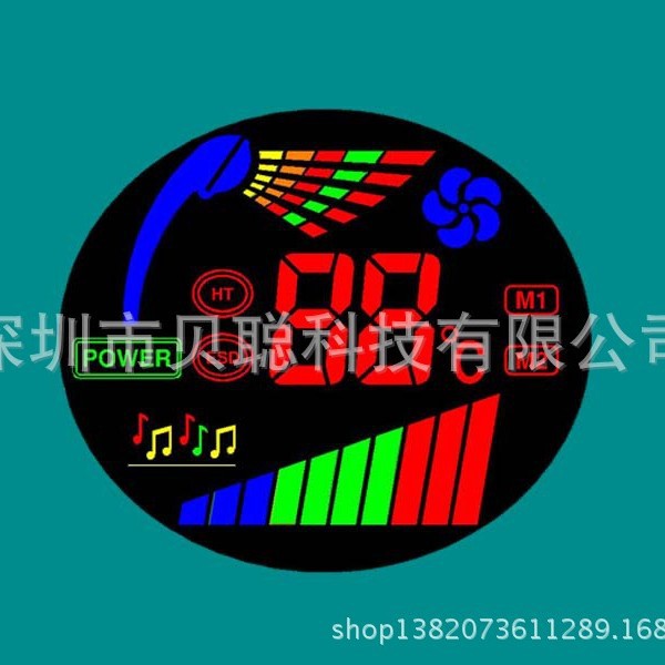 定制电热水器LED数码管显示屏厂家直销批发LED高亮全彩