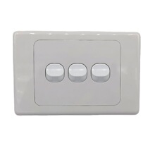澳式开关控制面板 3  gang two way Wall Light Switch 3开开关模