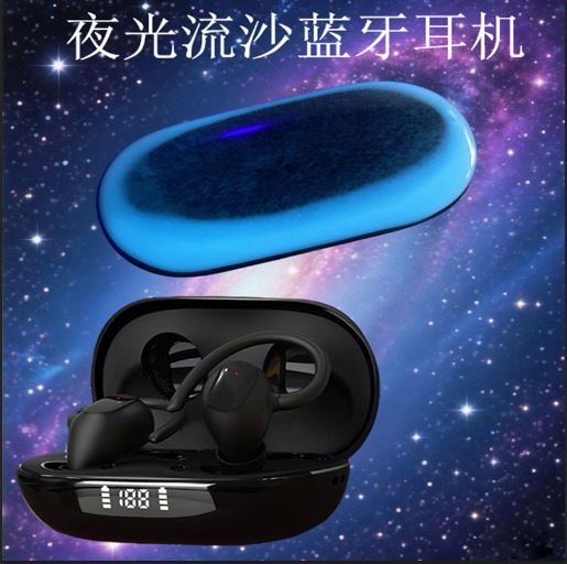 2025年新作プライベートモデルBluetoothヘッドセット、流砂、超長バッテリー寿命、耳掛け式、インイヤー、ビジネススポーツに最適|undefined