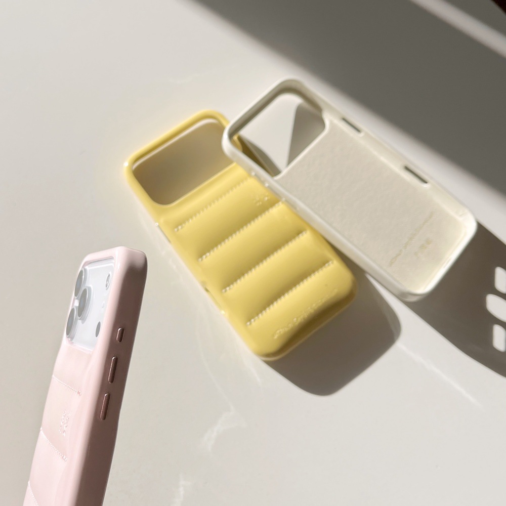 Étui de téléphone tendance en duvet à motif de fruits, compatible avec iPhone 17/16 Pro Max, couleur unie personnalisée, 15/14P, antichoc_voghion.com