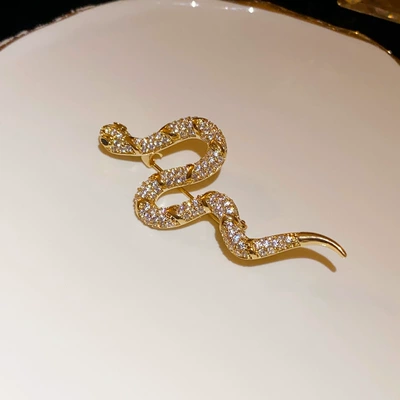 Fashionable Versatile Accessory for Women: Yaxa sancaqları - 31-brooch-gold-real-gold-plating