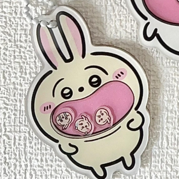 ちいかわ Chiikawa シェイクペンダント キーホルダー アクリル ウサキ|undefined