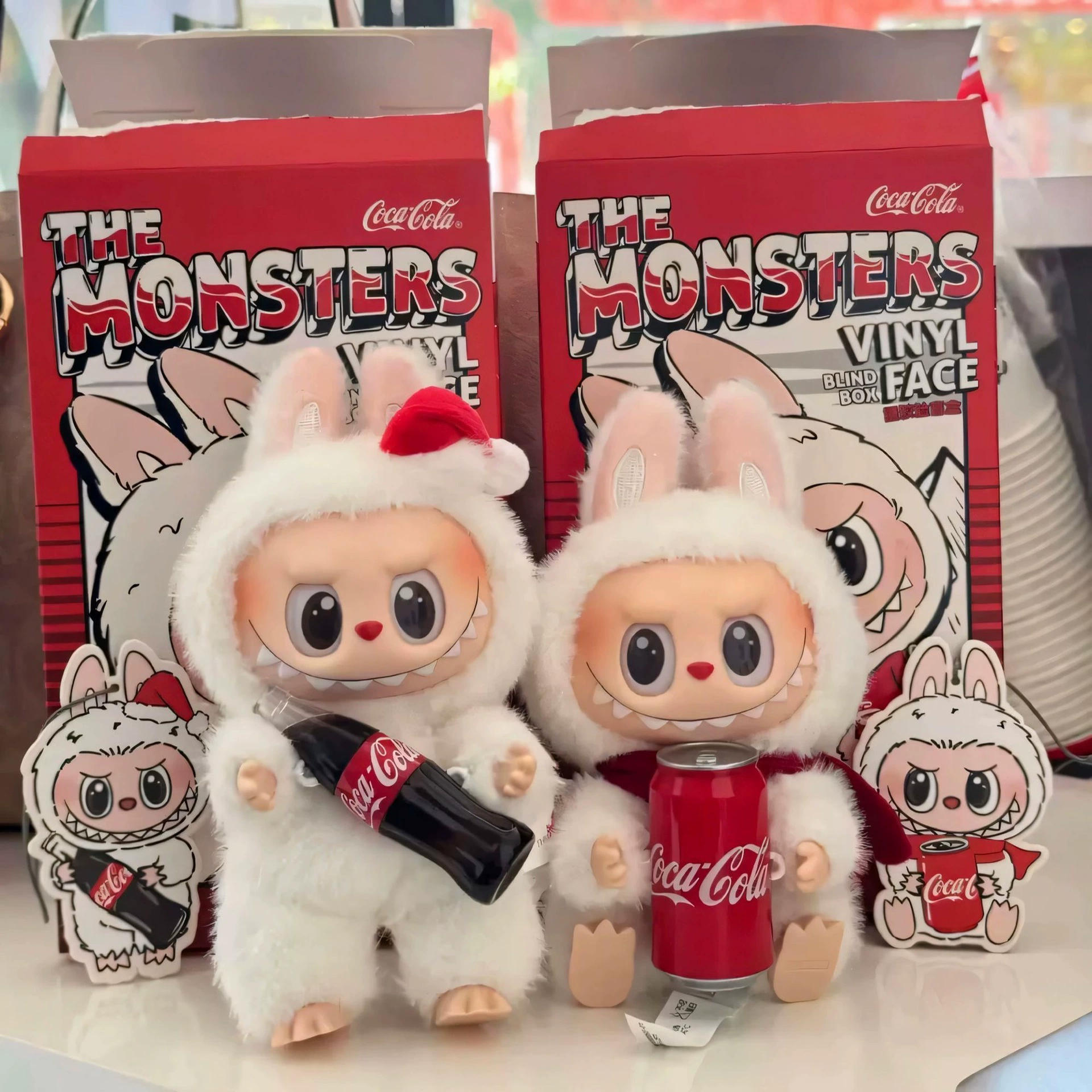 Source V sscv2000 Motherland Version Labubu Series Blind Box Sit Three Generation Macaron Coca-Cola