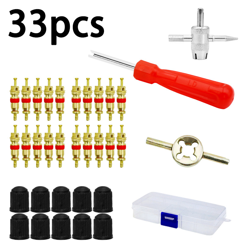 供应气门芯组套工具随意搭气门拧芯工具气门嘴帽气门芯多功能扳手