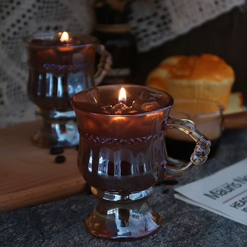 Cold drink, coffee aromatherapy, perfumed creative candle, American style