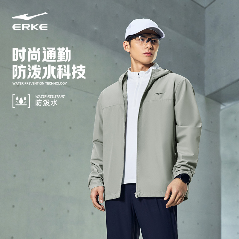 Hongxing Erke Men's Jacket 2026 Autumn/Winter New Men's Sports Waterproof Jacket Men's Outerwear