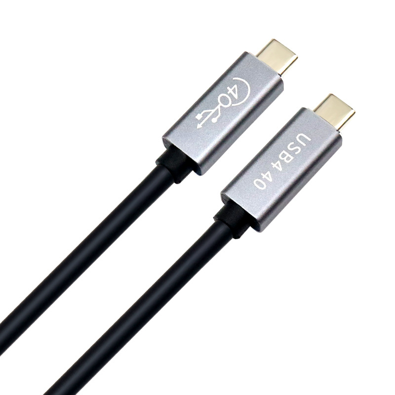 加工定制USB4数据线 双头type-c100W快充兼容雷电3 pd快充数据线