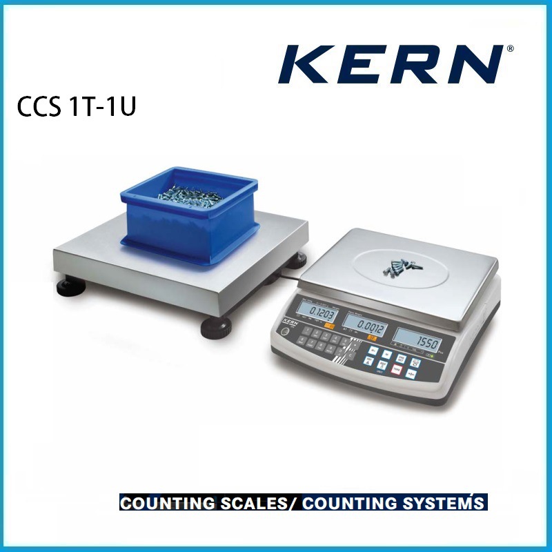 1500kg 计数秤 计数系统可大量计数最小的零件 CCS 1T-1U KERN