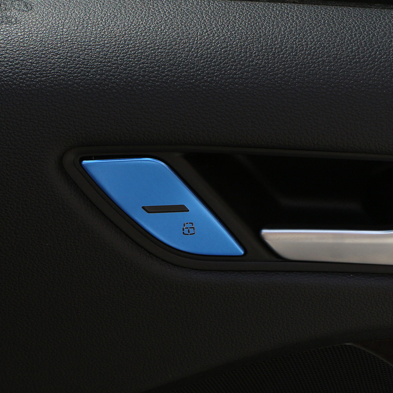 Suitable for Audi A3 8v car inner door lock button switch cover sticker decorative sequin accessories