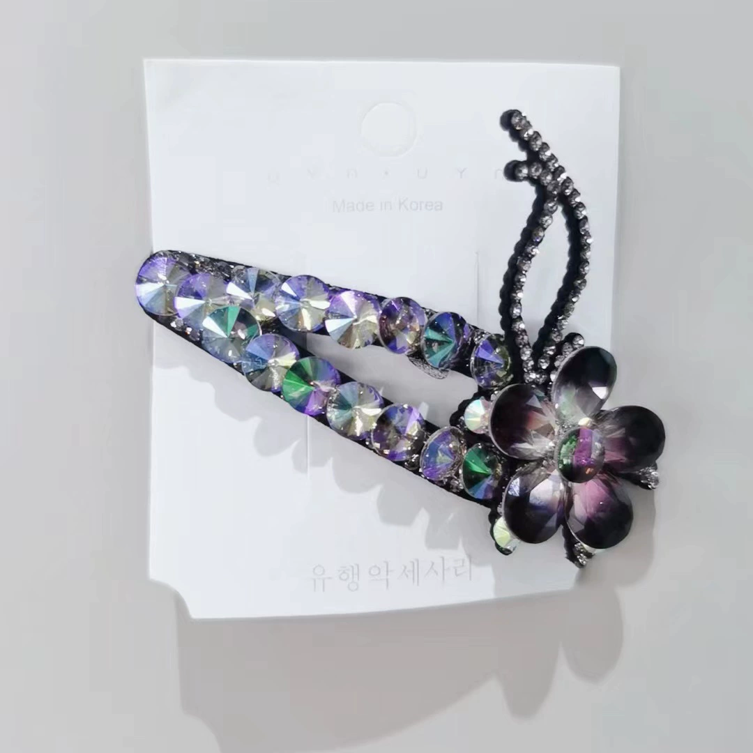 涵筱 Genuine universal hairgrip, bangs, flowered