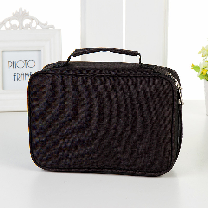 Estuche para lápices transfronterizo Estuche para lápices a prueba de agua caliente Amazon Estuche para lápices de dibujo de gran capacidad de 72 colores Papelería Bolso de arte para estudiantes