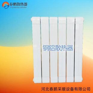 Steel-Aluminum Radiator Gl7575/8080 Living Room Steel-Aluminum Composite Beautiful and Simple Steel Core Wall-Mounted Radiator