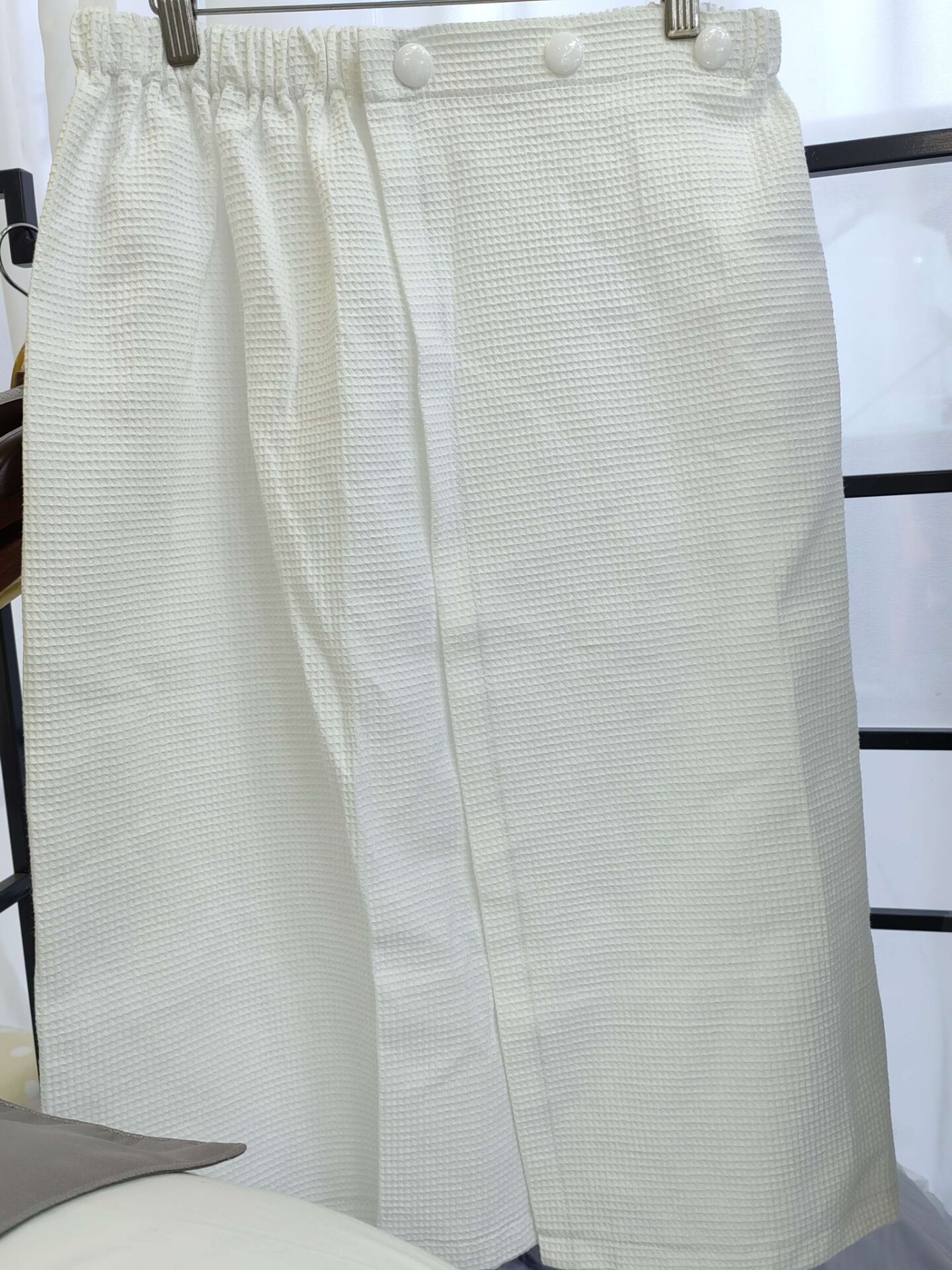 70*140CM 흰색 와플 목욕 스커트 (주요 그림 패턴과 다른)