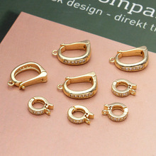 18K������ɫ���h���朿����β���ֹ�DIY�Ʒ����������
