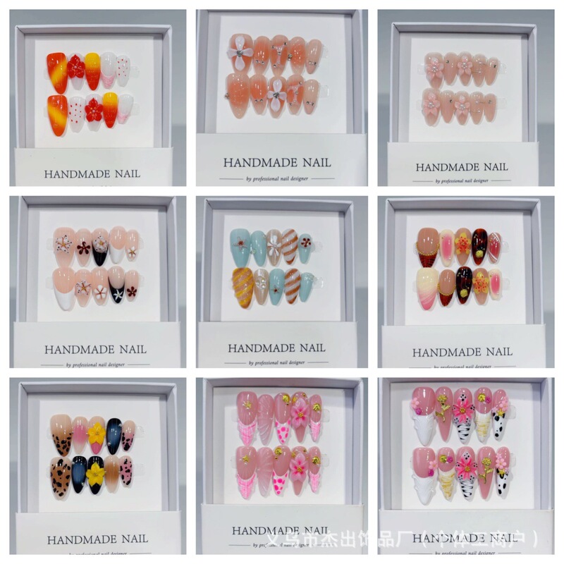 3D Stereo Carved Almond Nails Pure Handmade Wearable Nails Wholesale Press on Nails Fake Nail Patches 3D Stereo Carved Almond Nails Pure Handmade Wearable Nails Wholesale Press on Nails Fake Nail Patches