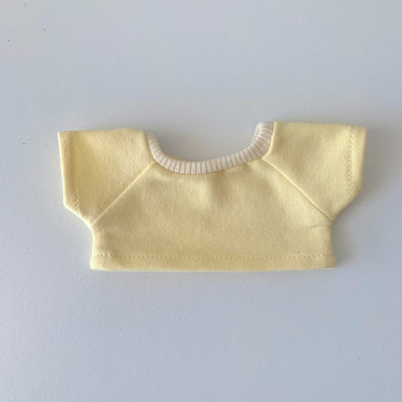 卸売ベビー服 10 センチメートル 15 センチメートル 20 センチメートル綿人形 Tシャツ半袖 Labubu ベビー服はロゴパターンを追加することができます|undefined