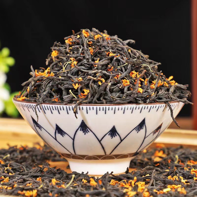 Live Streaming Supply Chain New Tea Osmanthus Black Tea Wild Tea Zheng Shan Xiao Zong Tea Leaves Ancient Method Aged Strong Aroma Loose Tea 500g