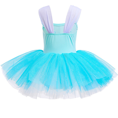 Ballet Dance Skirt New Children's Dance Costume Girl Ballet Dance Practice Dress Korean Style Puffed Dress