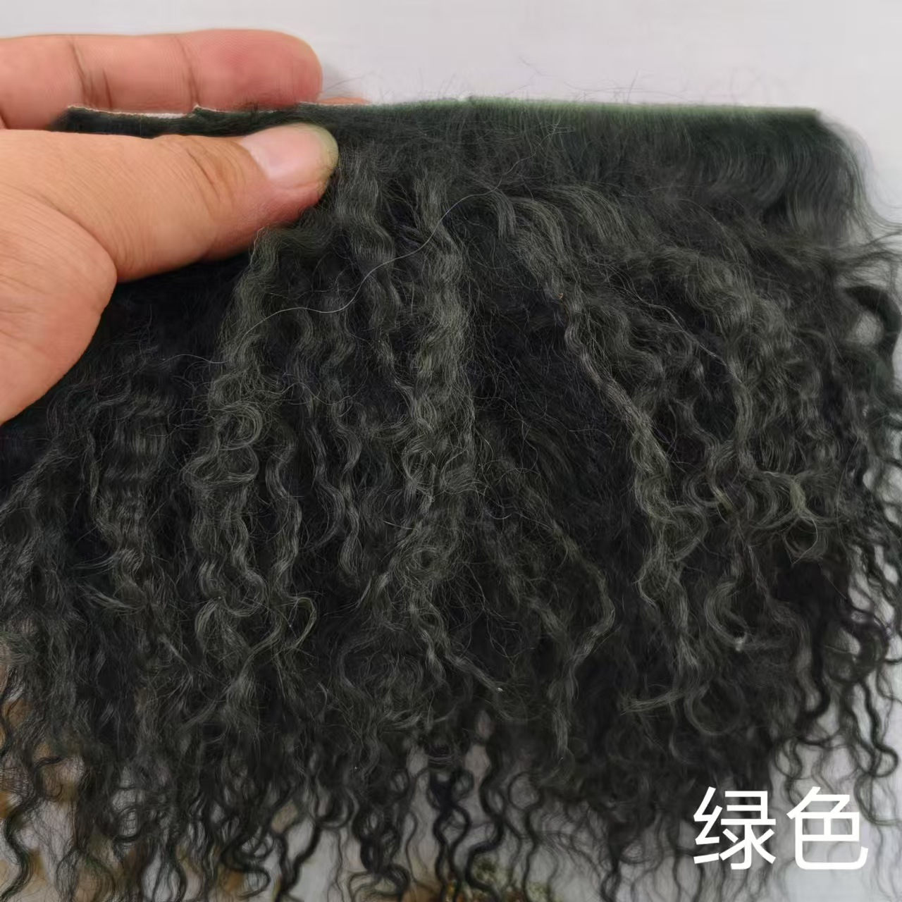 Alta calidad tan lana pelo fila bjd belleza nudo cerdo monstruo soldado monstruo ob11 Gao Ke Er multicolor 6 puntos bebé peluca