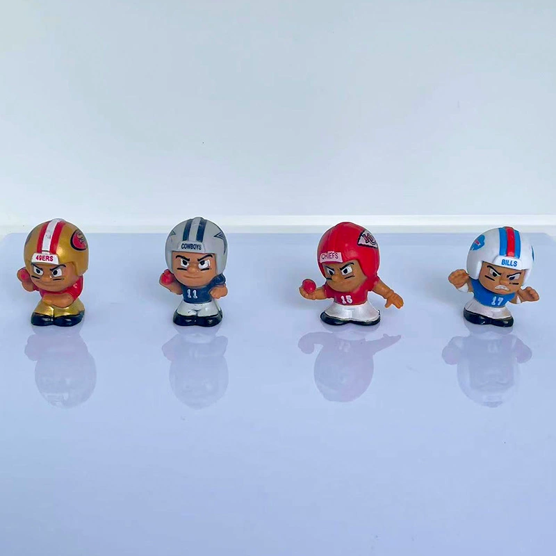 Мультяшная версия Q blind box Rugby кукла настольные украшения для автомобиля, Rugby украшения, Коробка яйцо