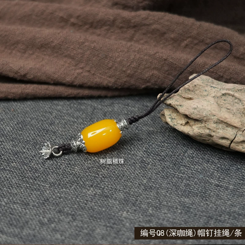 Genuine woven strap handmade, accessories walnut, pendant, DIY