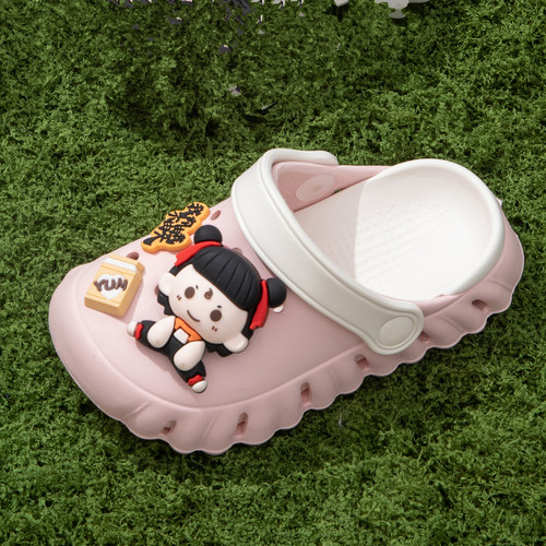 Mingya Nata Summer Children's Hollow Shoes Unisex Non-slip Slip-on Breathable Beach Sandals