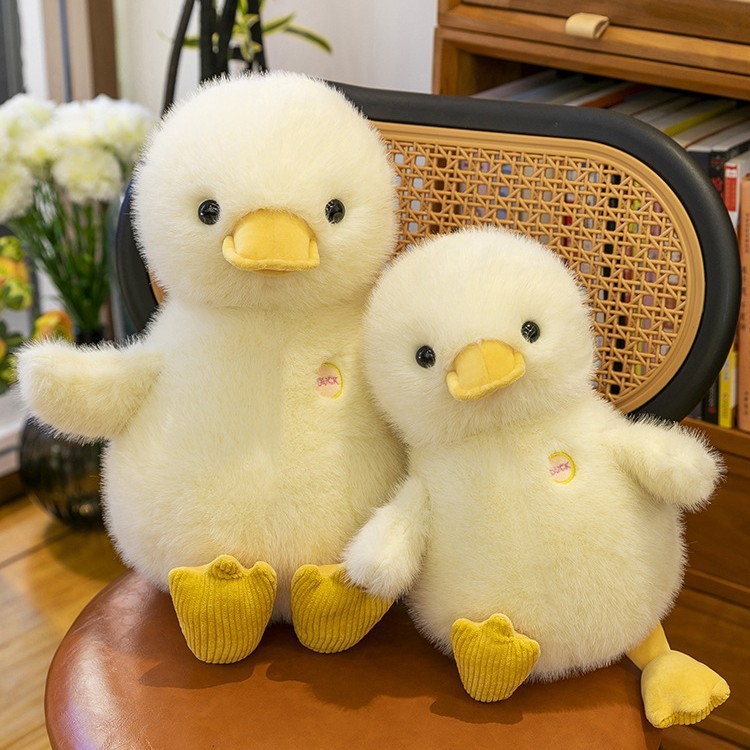 新しい外国貿易超かわいいクリームアヒルぬいぐるみアヒル人形布人形女の子の誕生日プレゼント布人形|undefined