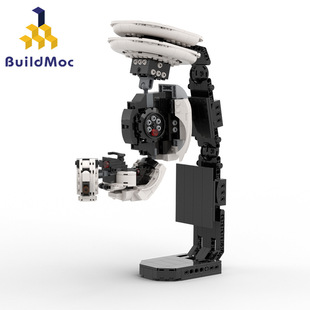 BuildMoc跨境热卖小颗粒拼搭积木传送门格GLaDOS拉多斯男孩玩具-阿里巴巴
