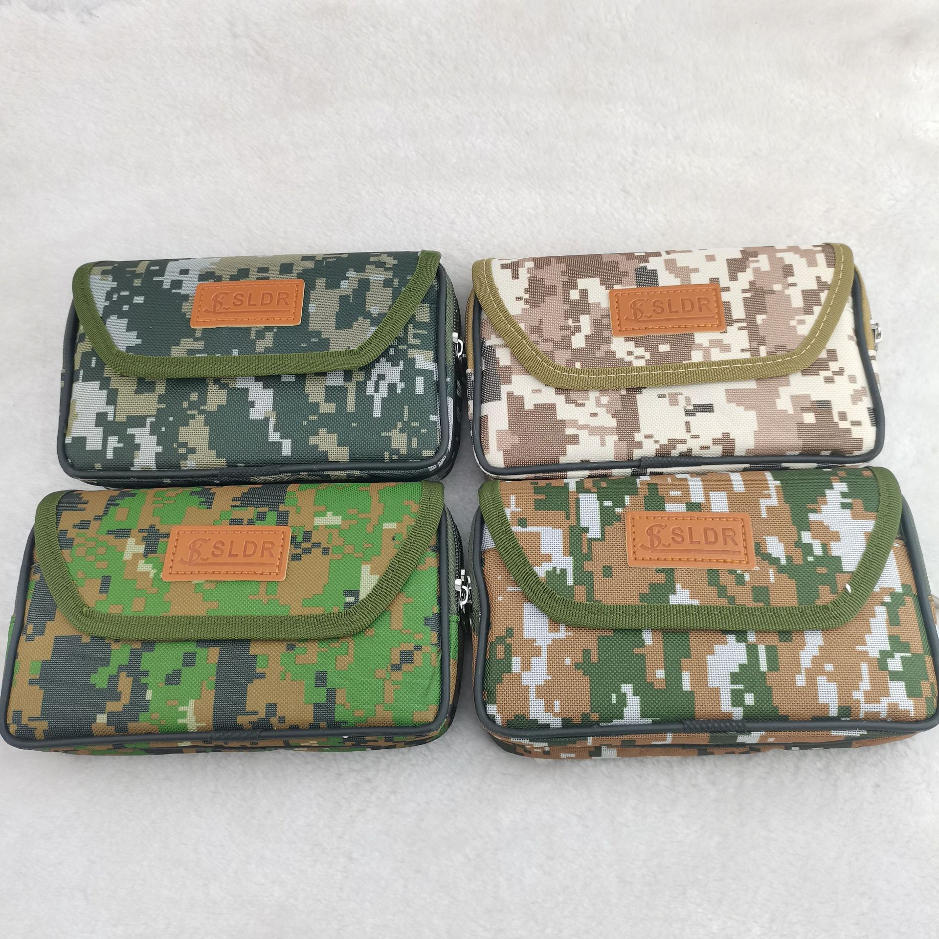 7inch New Large Oxford Cloth Mobile Phone Bag Wear Belt Waist Bag Outdoor Sports Construction Site Bag Manufacturer Spot Wholesale