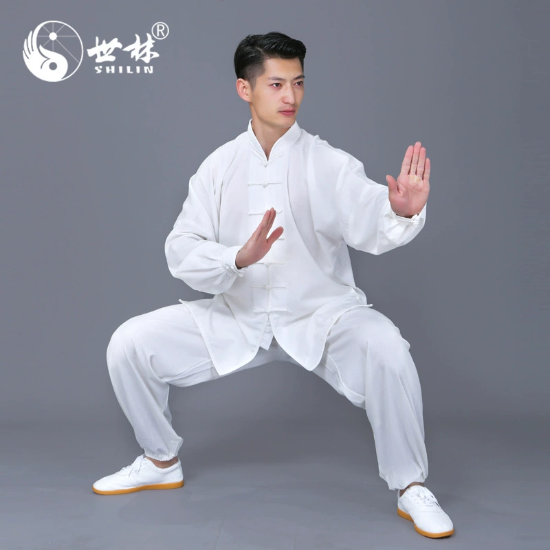 Оптовая Продажа с фабрики хлопчатобумажная шелковая одежда женская тренировочная одежда мужская весенне-летняя одежда для боевых искусств Тай-чи костюм