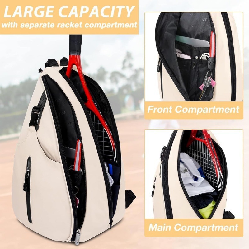 Spot 2025 nuevo bolso de bádminton entrenamiento de deportes al aire libre bolso de tenis de un solo hombro bolso de mensajero con mochila