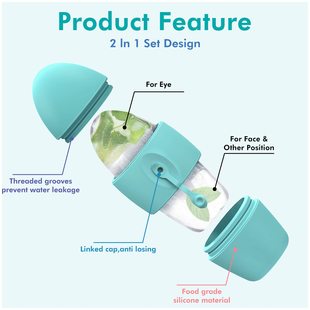 Facial Massage Ice Roller Silicone Eye Application Facial Skin Care Cooling Ice Tray Mold Ice Compress Beauty Instrument Ice Face