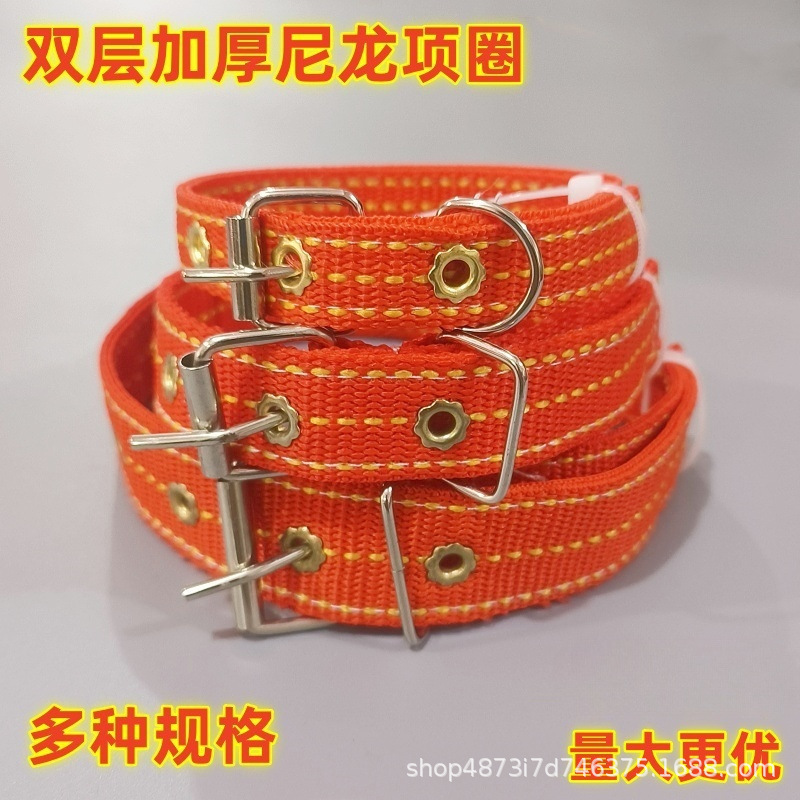 紅色狗皮帶狗項圈狗脖套狗套織布犬帶犬皮帶貓帶狗繩狗狗牽引帶